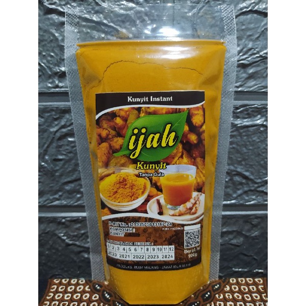 

Serbuk Kunyit kuning Tanpa Gula