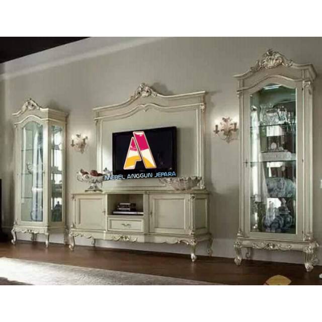 bufet tv pisah duco,mebel jepara,furniture