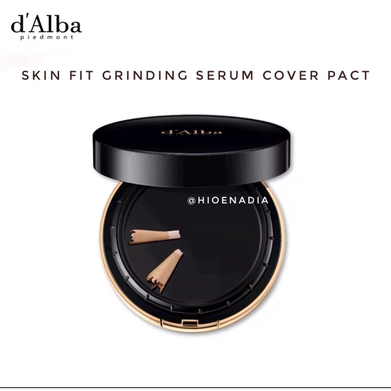 D'alba Dalba Cushion Skin Fit Grinding Serum Cover Pact Shade #21 #23
