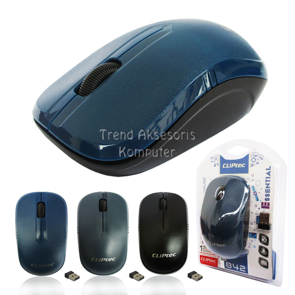 Trend-ClipTec Wireless Optical Mouse RZS 842 / Mouse Wireless Cliptec RZS842