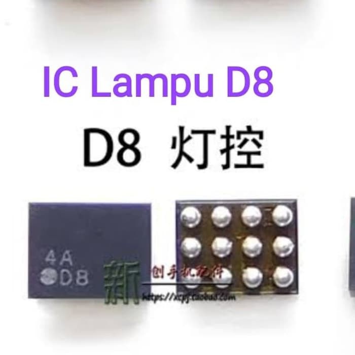 IC LAMPU IC LIGHT D8 ORIGINAL