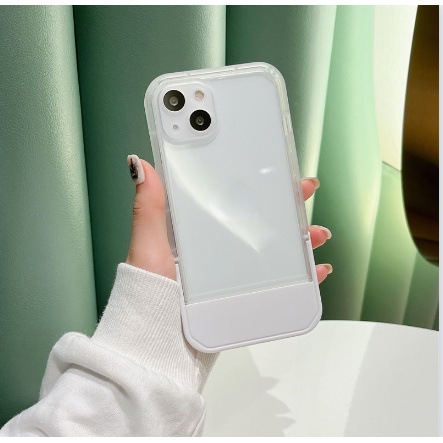 Case Transparan Dengan Holder Untuk iphone 12 13 11 Pro Max X Xs Max Xr