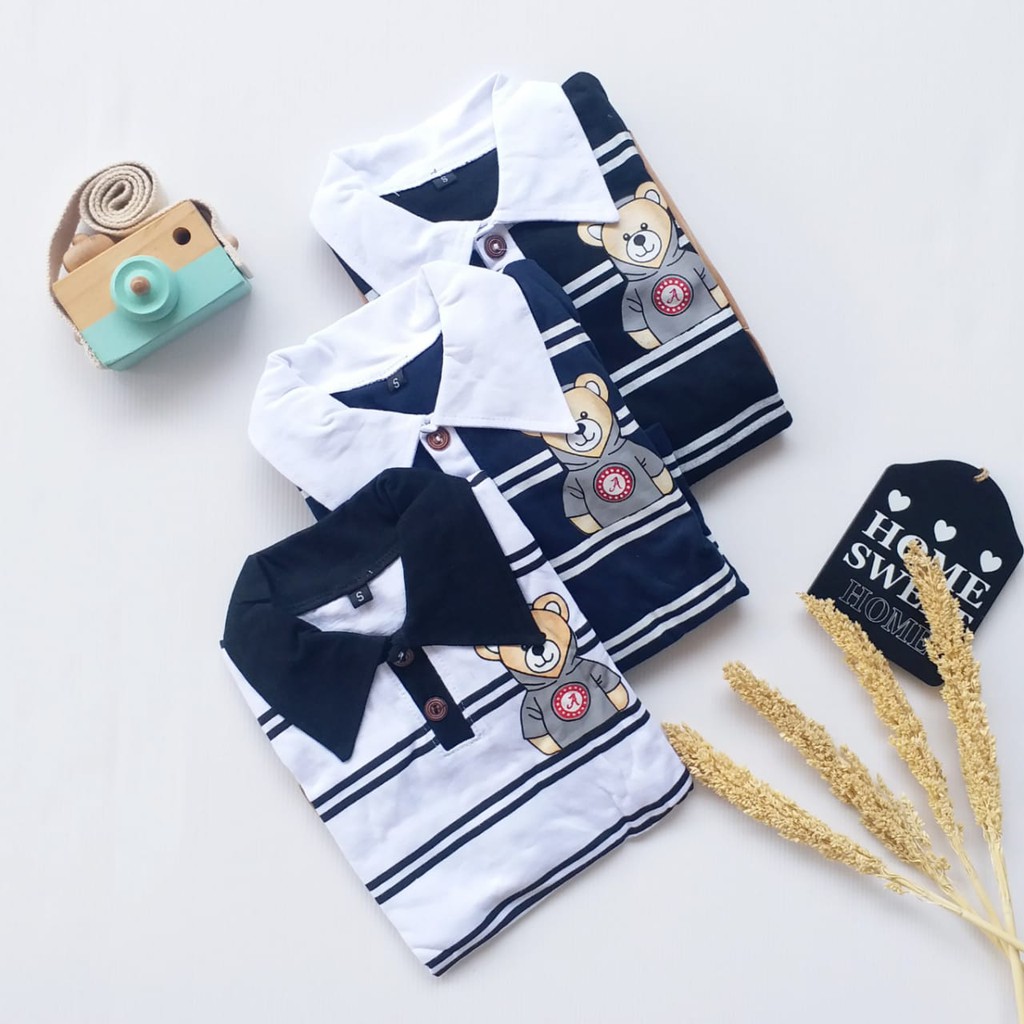 HappyOliver SET METRO KRAH Hoodie BE-AR EBV Setelan Kemeja Bayi Laki-laki Lengan Pendek