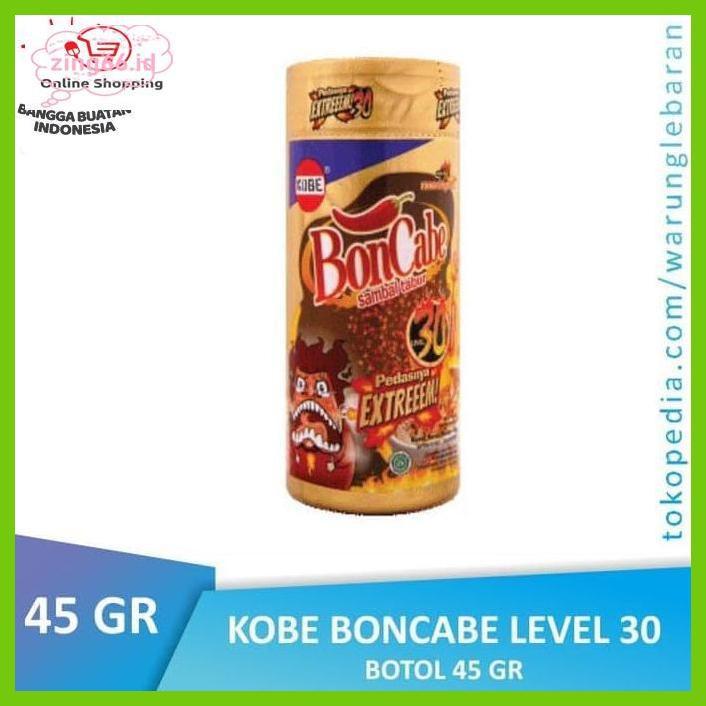 

4R6Ey46- Btl Boncabe Sambal Tabur Kobe | Level 30 Original Botol Bon Cabe R7Eye59-