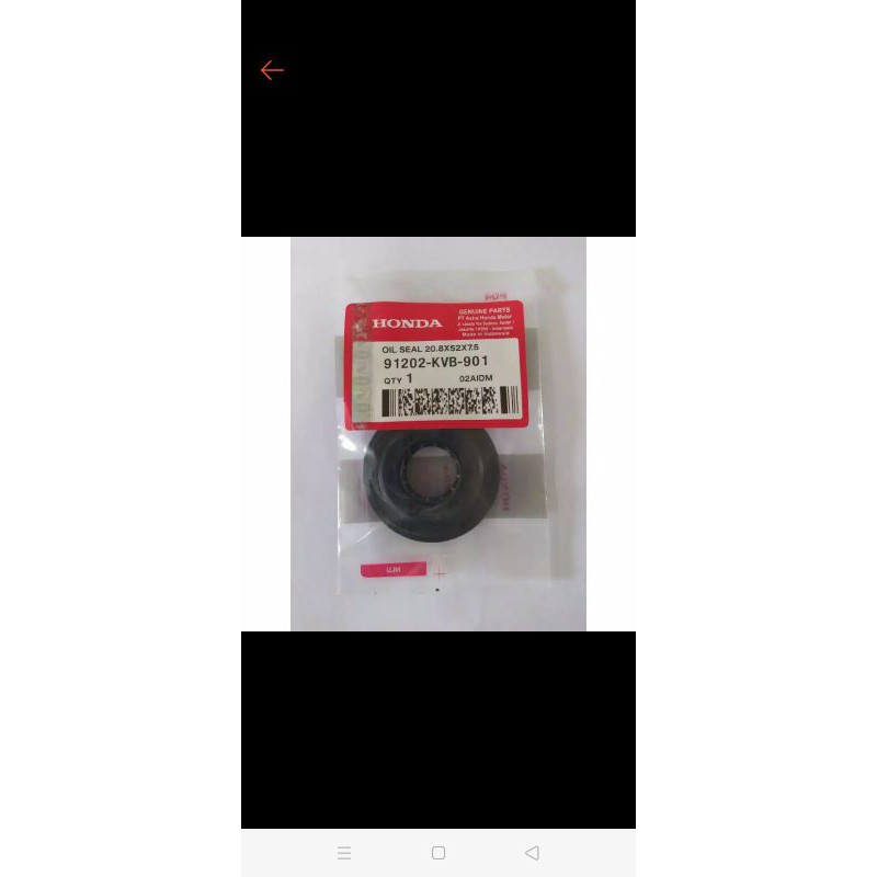 SEAL KRUK AS HONDA VARIO BEAT KVB KVY KZL