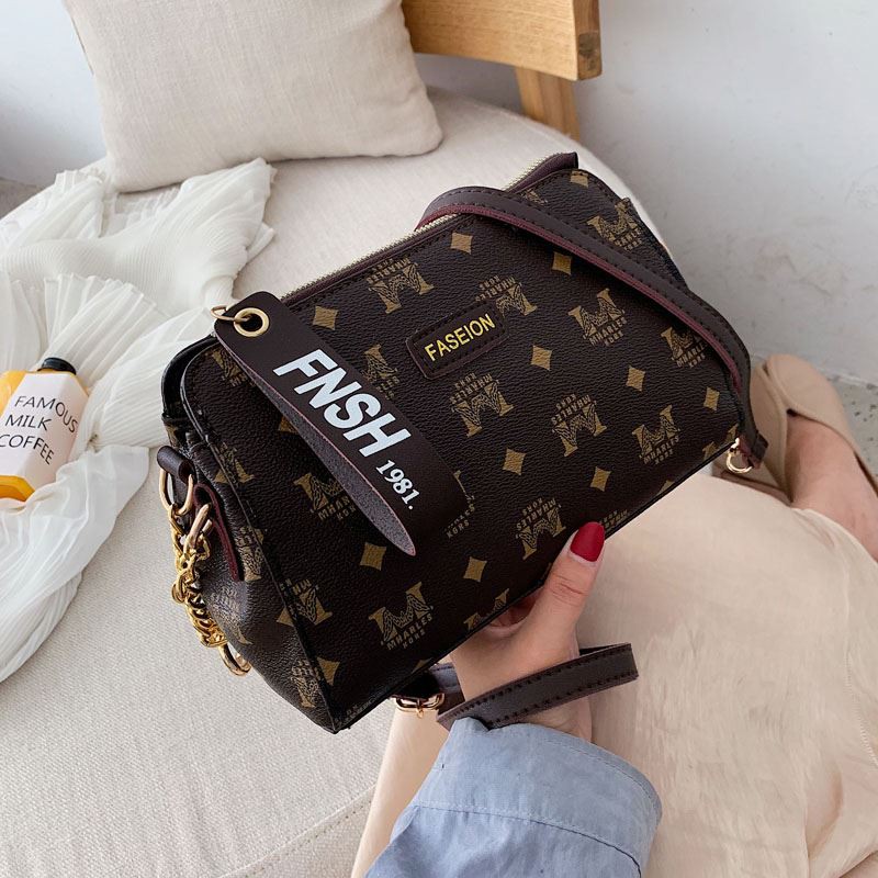 B8074-coffee Tas Selempang Wanita Elegan Cantik Import