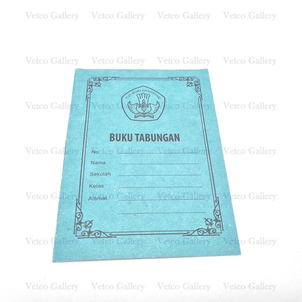 

Buku saku tabungan - Mini saving book buku catatan pendapatan sekolah