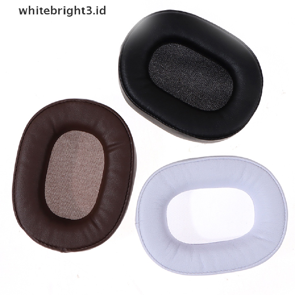 (whitebright3.id) 1 Pasang Busa Headphone Pengganti Untuk ATH-MSR7 M50X M40X SX1