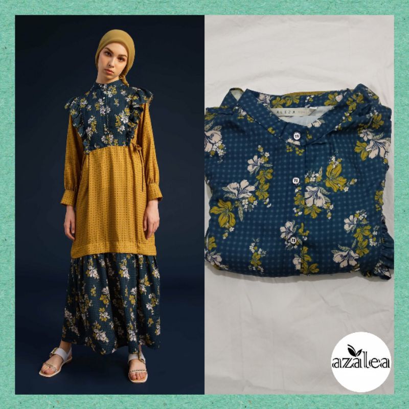 Aleza Marisha Dress Mustard Dress Muslim