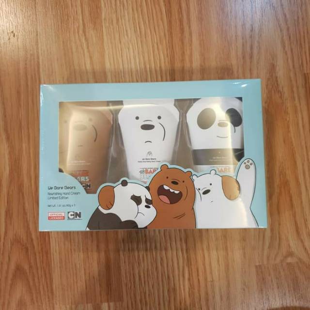 We Bare Bears Hand Cream Gift Set Official Licensed Cartoon Network Miniso Japan Ready Stock