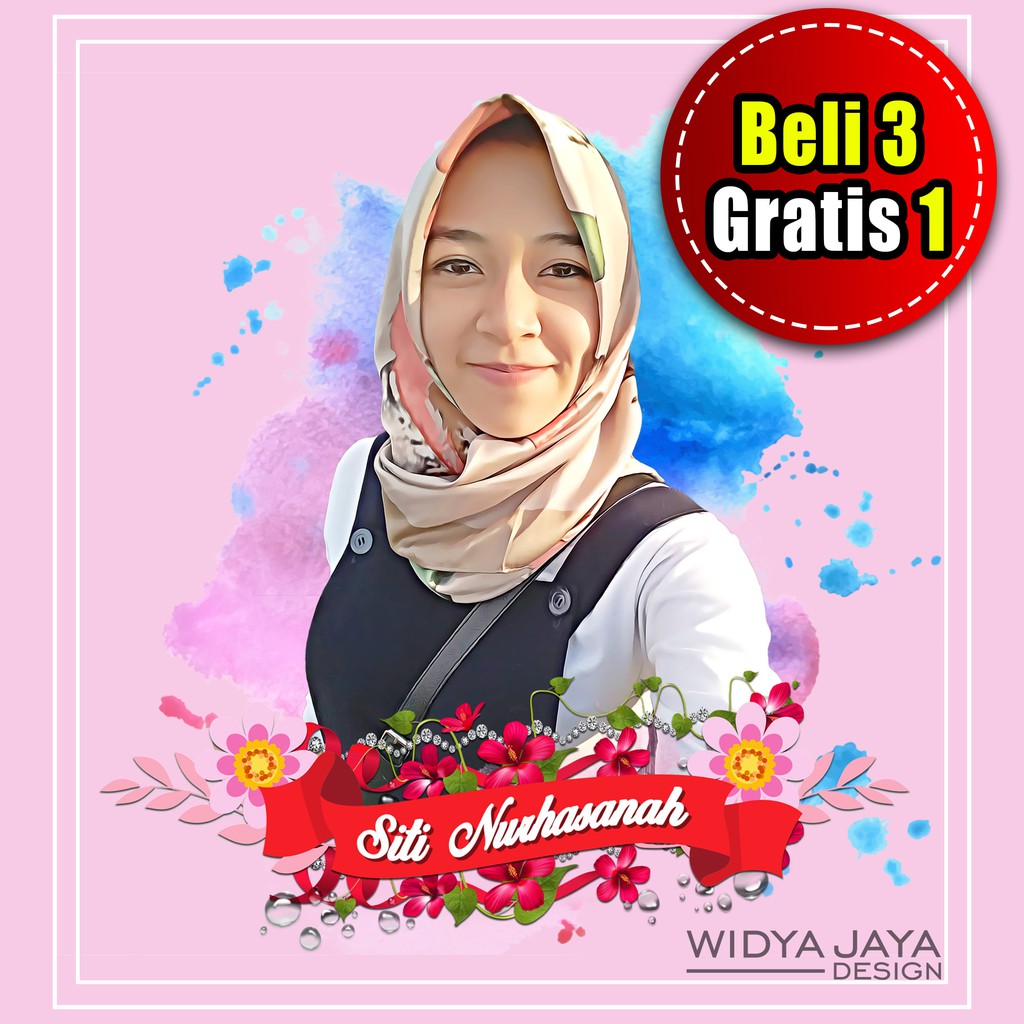 Desain Foto Ilustrasi Kado Pernikahan Ulang Tahun Wisuda Dll