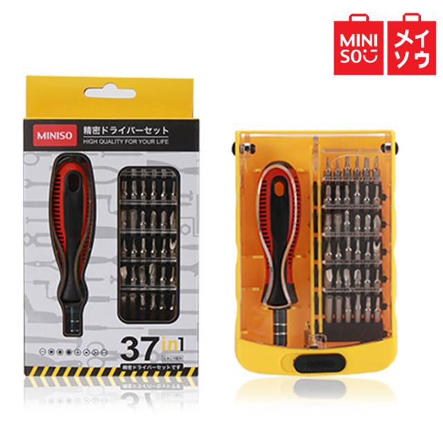 Miniso Screwdriver Kit Obeng Set 37 in 1