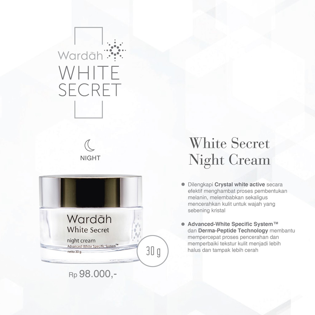 Wardah White Secret Night Cream