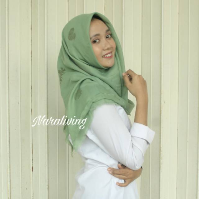 Hijab Batik Ecoprint