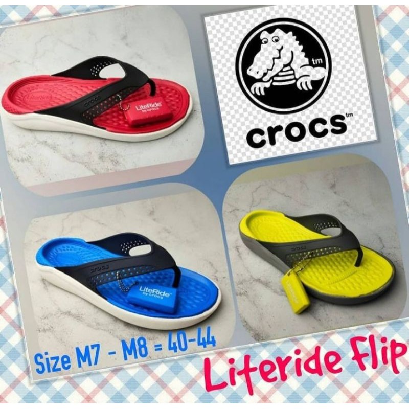 crocs literide flip