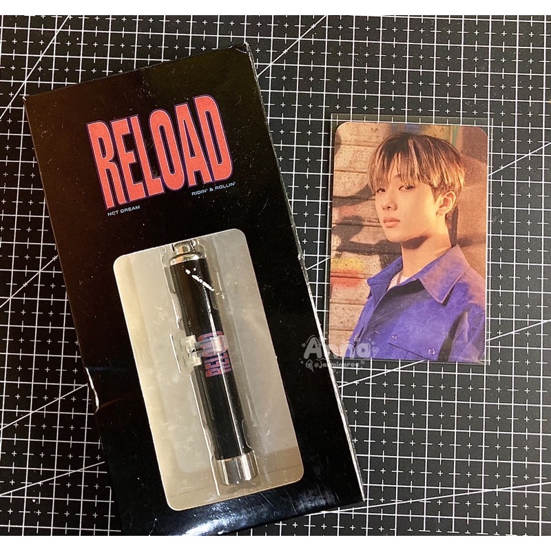 [CLEARANCE SALE] jisung pc projection keyring prokey set reload nct dream official photocard