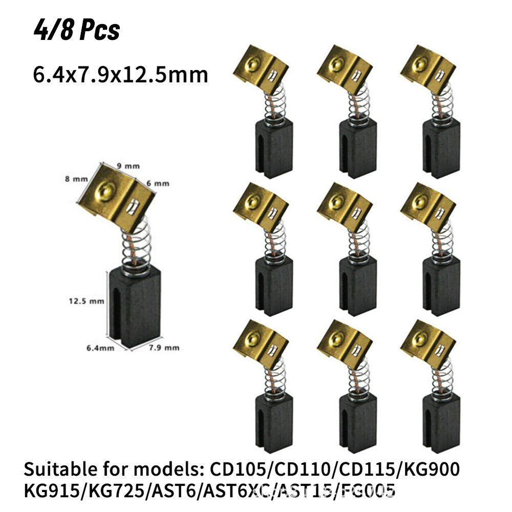 Solighter 4 / 8 Pcs Mata Bor Mini 6.4x7.9x12.5mm Bahan Karbon