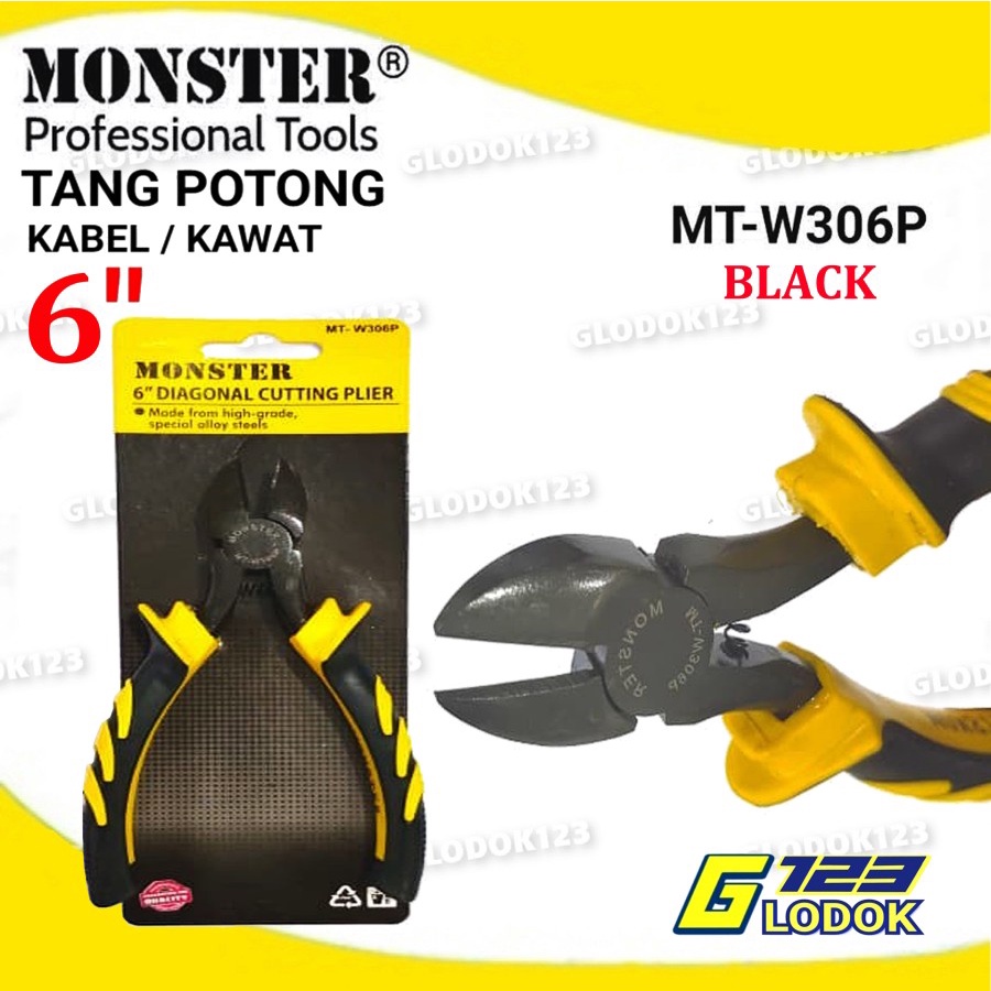 Tang Potong 6 inch MONSTER MT-W306P Silver