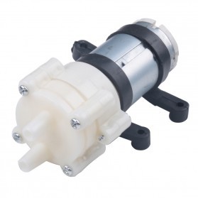 Pompa Air Mini Aquarium Ikan Fish Tank 12V - White