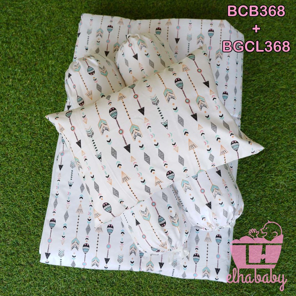 Elhababy set bed cover bayi anak motif murah premium bedcover selimut matras kasur bayi kado