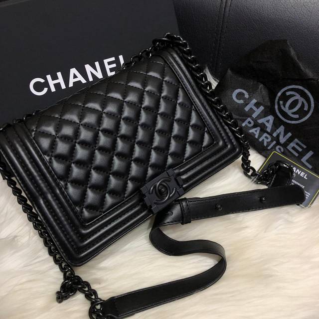 CHANEL BOY TAS WANITA IMPORT PREMIUM MURAH