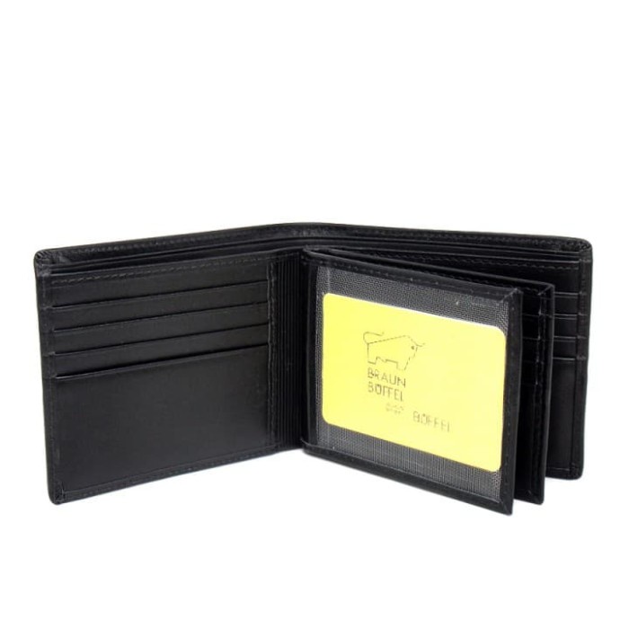 DOMPET PRIA KULIT ASLI IMPORT MURAH |BRAUN BUFFEL NSAG BLACK