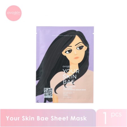 ★ BB ★ AVOSKIN Your Skin Bae Concentrated Serum Mask -  Sheet Mask - Tisue Masker - Masker Wajah - 1 Sheet