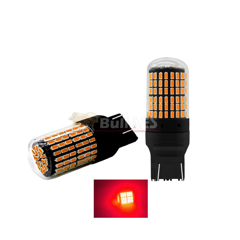 Lampu LED T20 7443 144 LED SUPER BRIGHT BULLAES I Lampu Led Stop Mobil I BOHLAM Stop NONFLASH S2203