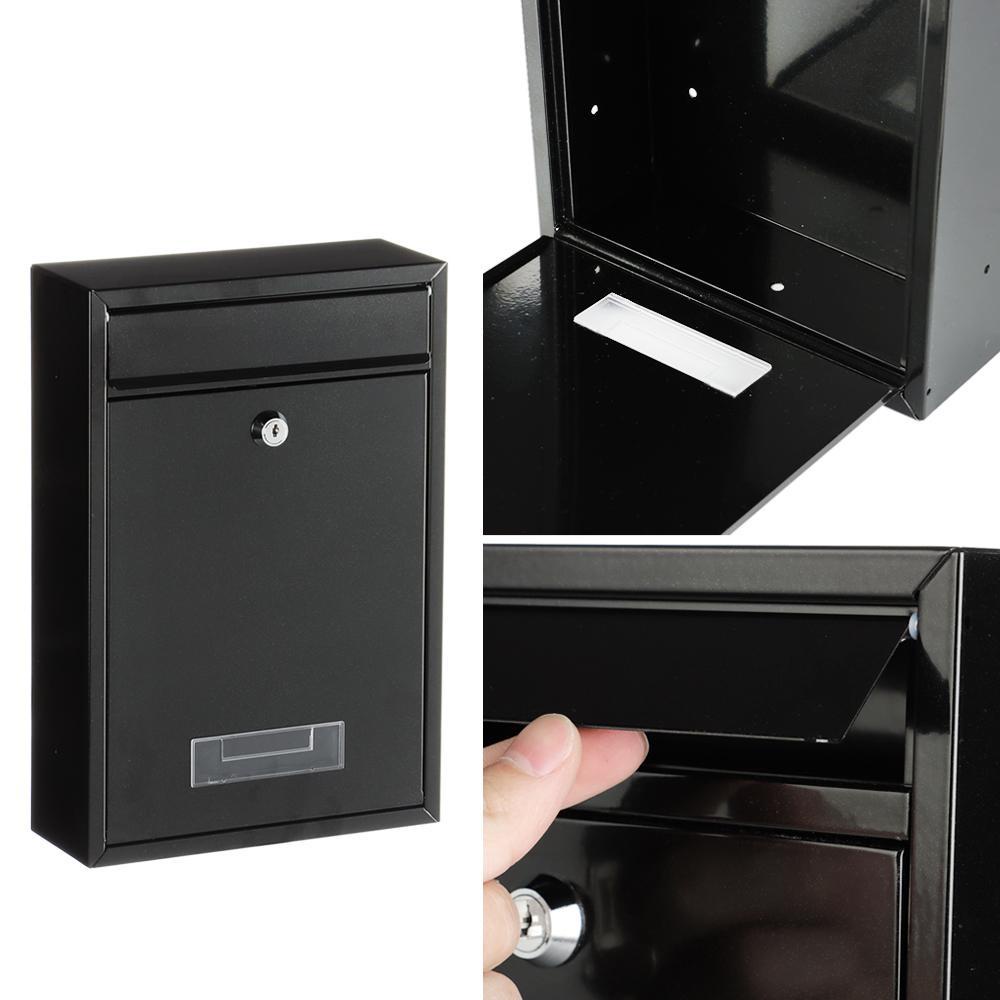 Preva Wall Mounted Post Box Villa Large Dengan Kunci Dapat Dikunci Luar Letter Postbox