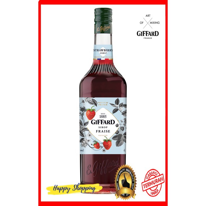 

Syrup Giffard Strawberry 1000ml-Syrup Flavour