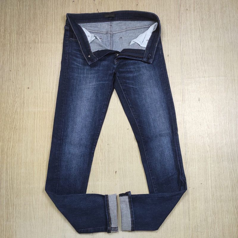 celana jeans pria uniqlo skinny stretch second