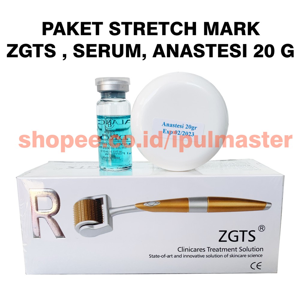 Paket Stretch Mark &amp; Selulit Dermaroller ZGTS 192 ZGTS 540