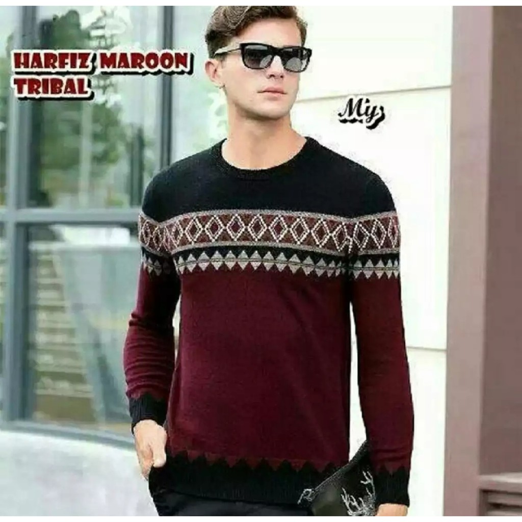 MyAgen - SWEATER RAJUT HARFIZH TRIBALL