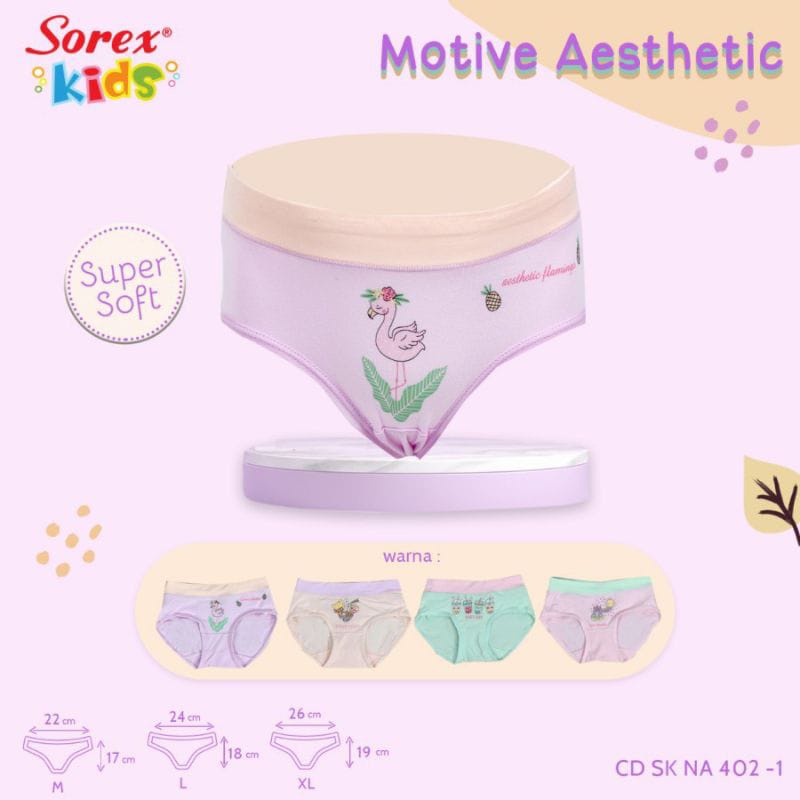 Cd Anak Cewek Sorex NA 401 / NA 402 Segitiga | Cd Anak Perempuan Motif |tx