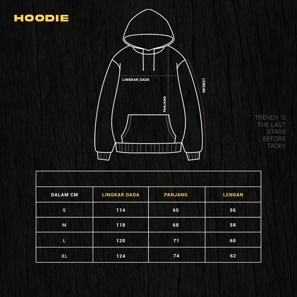 HIPNOP Outerwear Unisex Hoodie Polos Premium Pria Jaket Jumper
