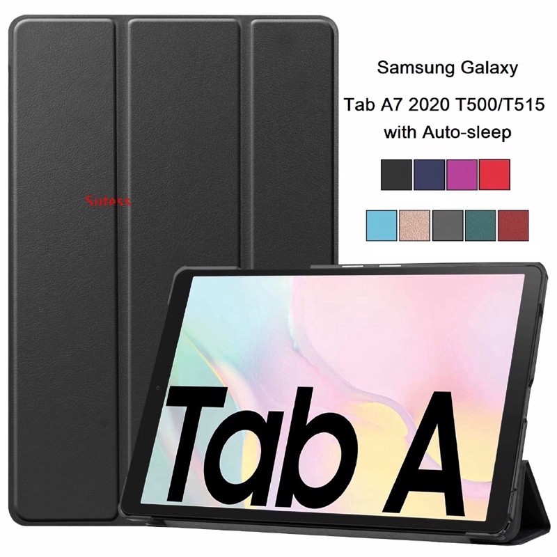 FLIP COVER KULIT STANDING COVER SAMSUNG TAB A7 2020 10.4 inchi T505/TAB A7 LITE 8.7” 2021/TAB A8 10.5” X200