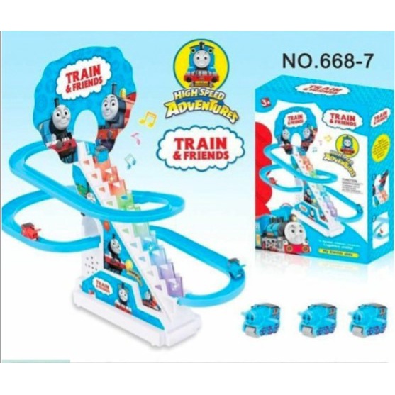 Mainan Funny Train Track - Seluncur Tangga