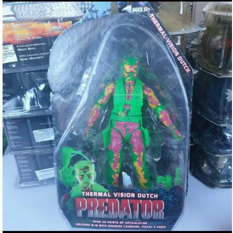 Figure Predator Thermal Vision Dutch Neca Original