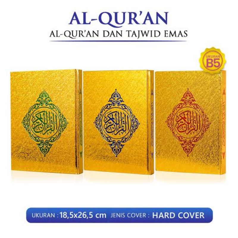 Buku Alquran Besar Gold