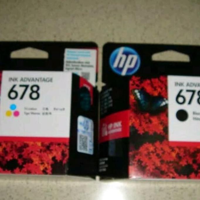 

Cartridge Tinta HP 678 Black Dan Color 1 set