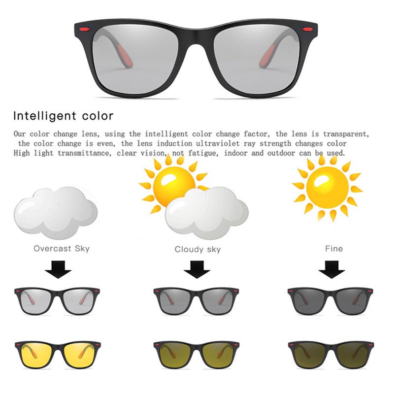 Untuk Pria Wanita Sun Glasses Sunglasses Naik Sepeda Square Polarized Driver Mengemudi Pribadi Shading