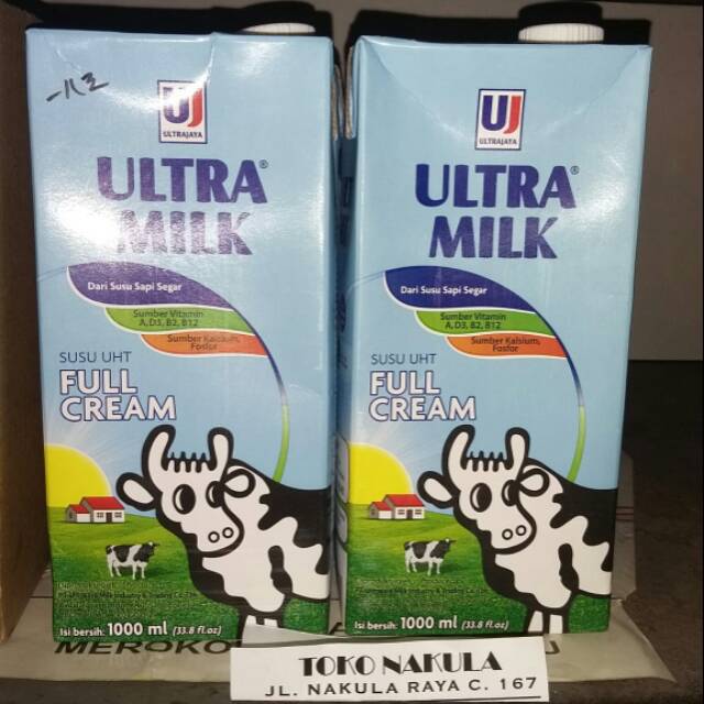 

Susu UHT Ultra Milk Full Cream 1 Liter