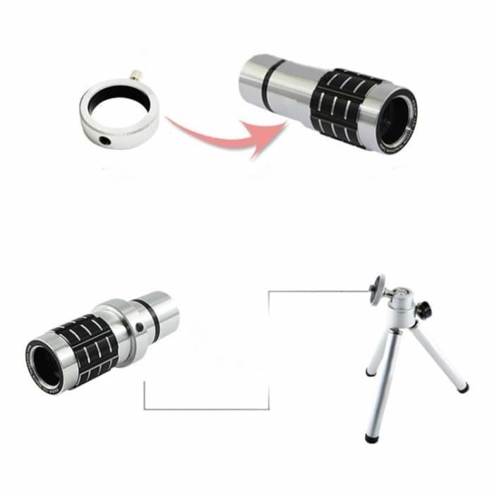 Mobile Phone Telephoto Lens Lensa Teleskop Smartphone Handphone HP