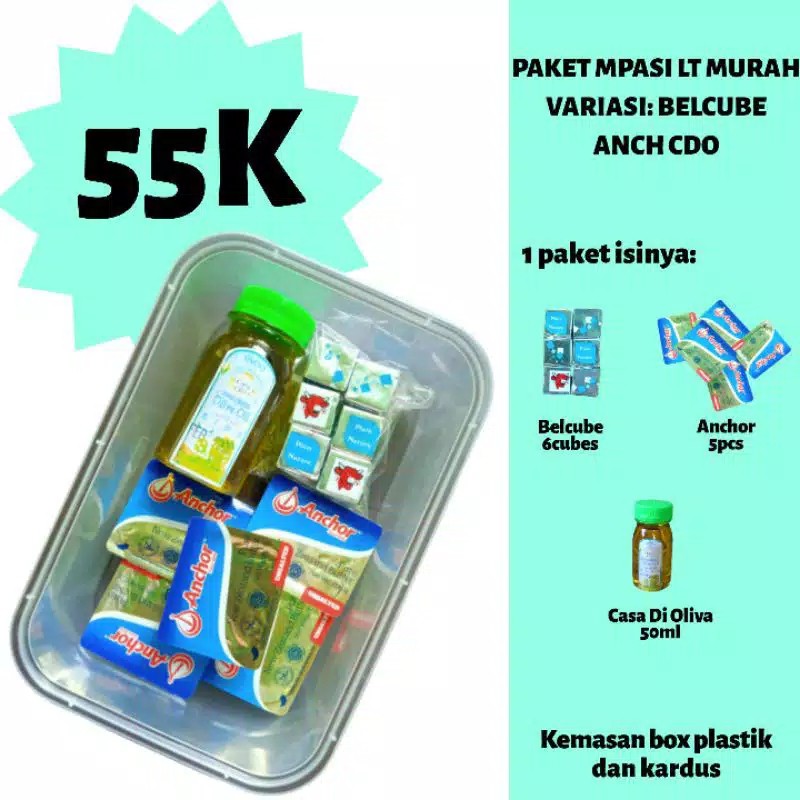 

Paket MPASI Murah EVOO BELCUBE UB CANOLA OIL
