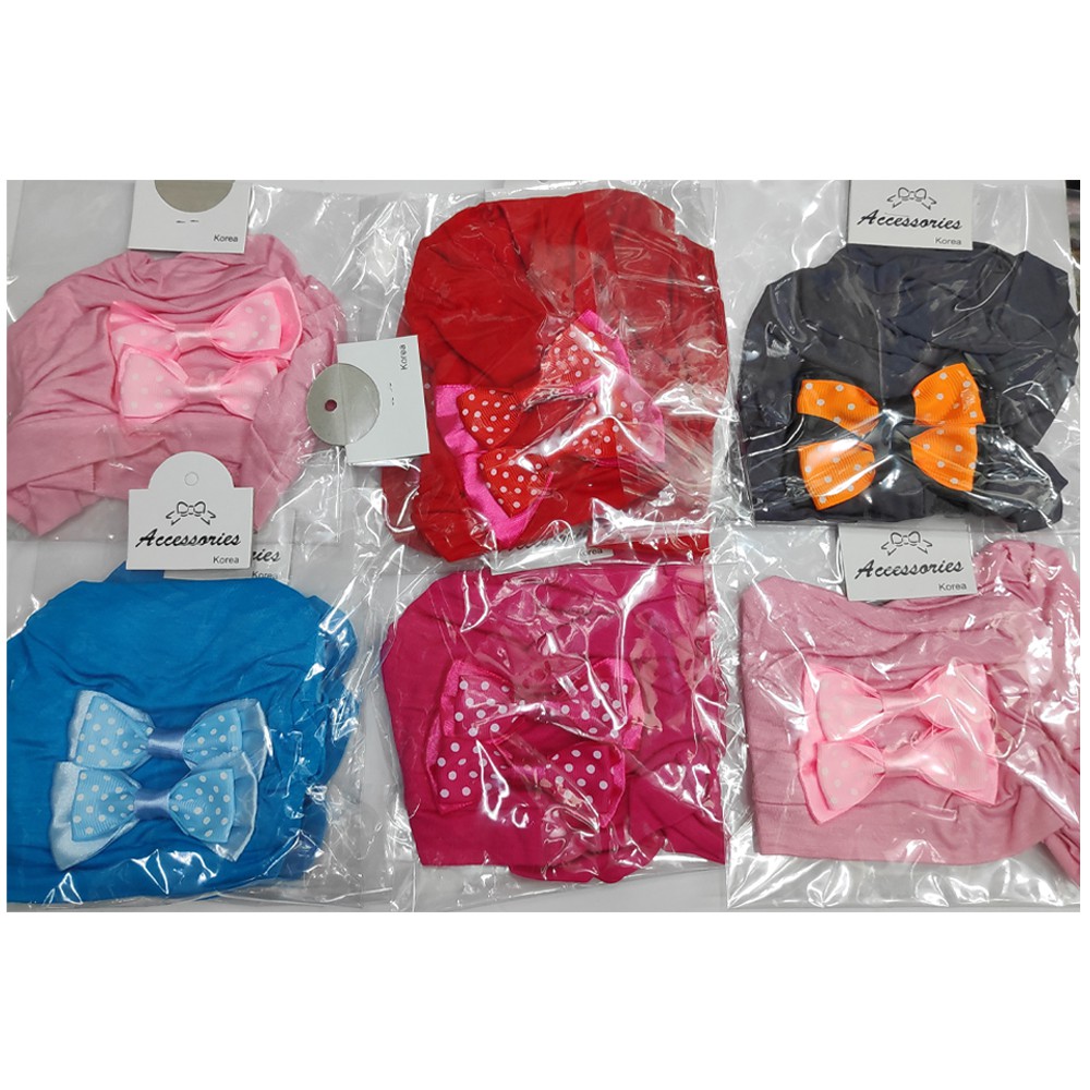 Turban anak turban bayi pita topi baby girl 0-3th