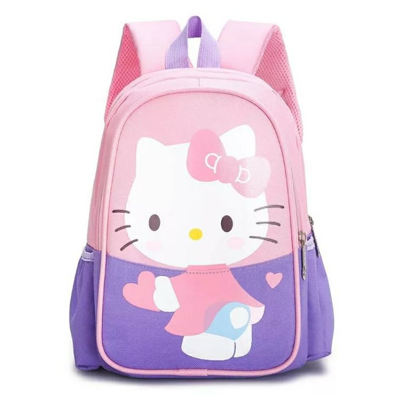 Rairaka.id / Hello Kitty - Tas Anak Perempuan Tas Ransel Anak Sekolah sd tk Perempuan New Baru Tas Anak terlaris