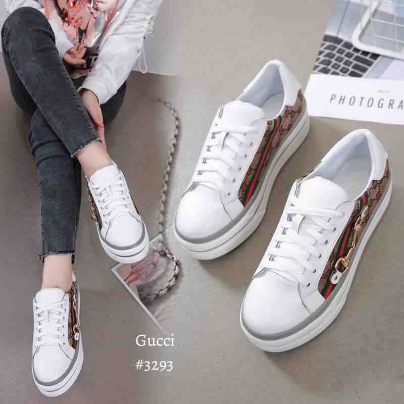E Sepatu Sneakers Wedges Gucci #3293