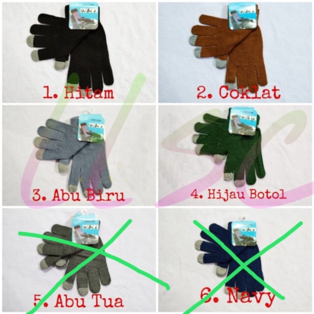 Dijual iGlove Touch Screen Smart Phone Sarung Tangan Motor Layar Sentuh HP Murah