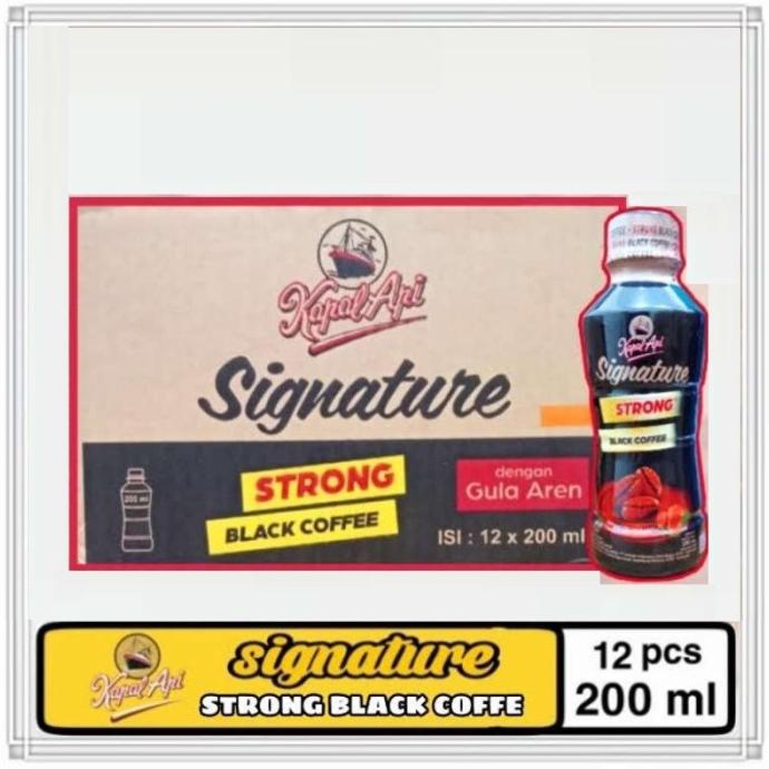

Kapal Api Signature Black Coffee Botol 200 ml