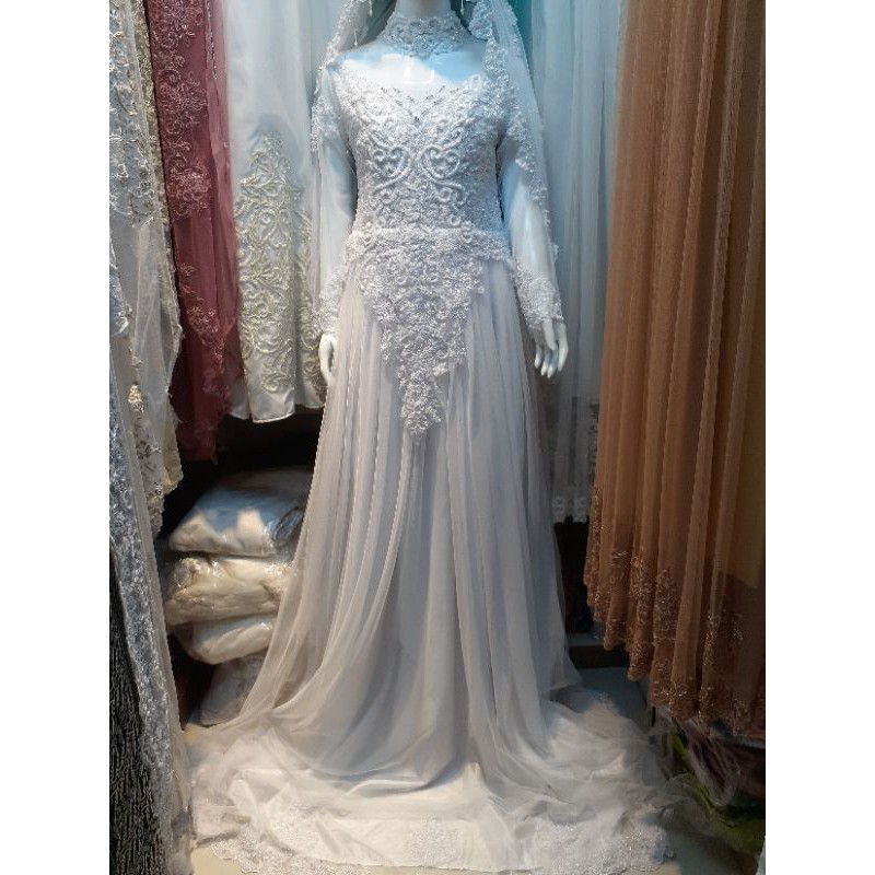 GAUN PENGANTIN SYARI